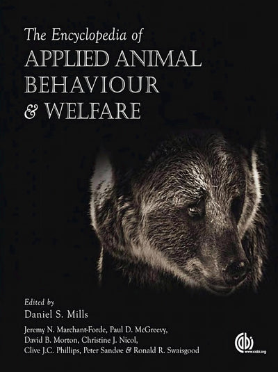 The Encyclopedia Of Applied Animal Behaviour And Welfare