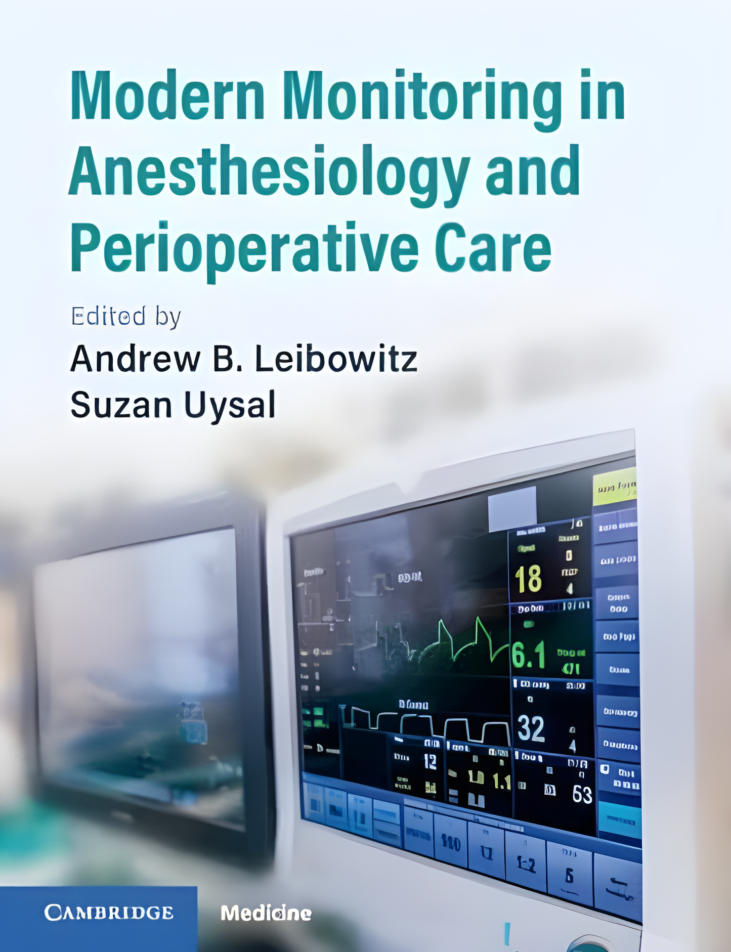 Modern Monitoring in Anesthesiology and Perioperative Care - Original Cover