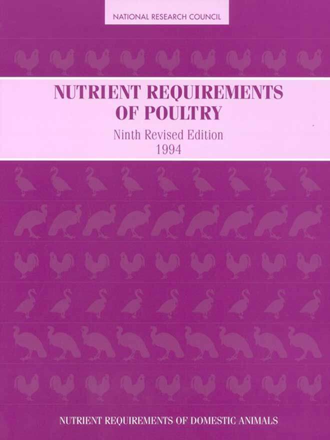 Nutrient Requirements Of Poultry 9Th Revised Edition