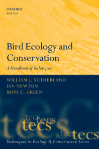 Bird Ecology And Conservation A Handbook Of Techniques