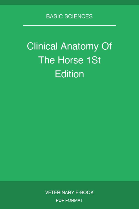Clinical Anatomy Of The Horse 1St Edition
