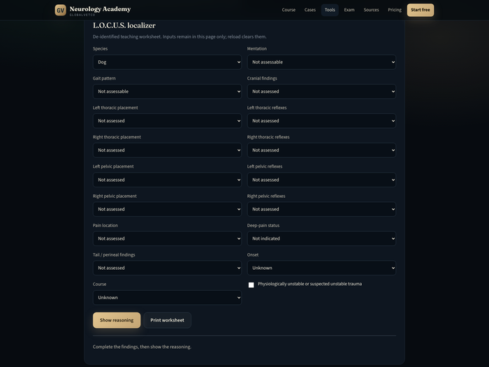 Actual Neurology Academy interactive neuro-localizer: evidence, localization and next steps.