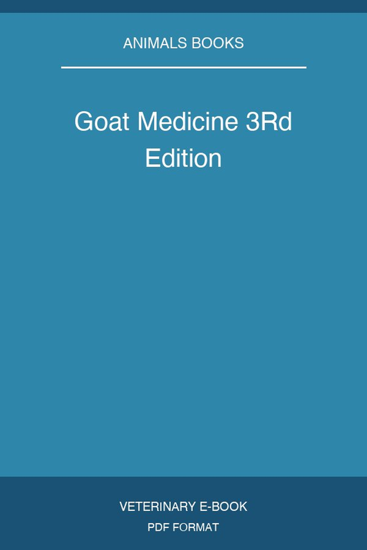 Goat Medicine 3Rd Edition
