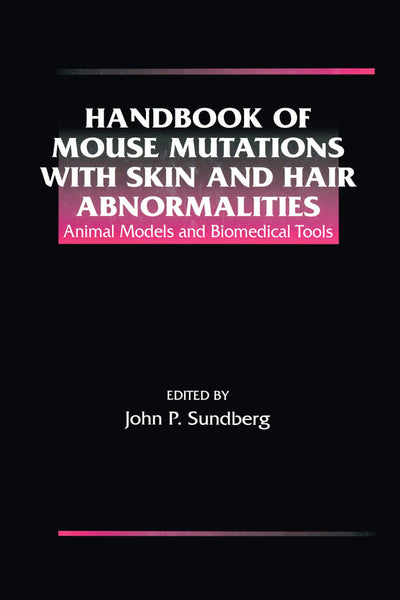 Handbook Of Mouse Mutations With Skin And Hair Abnormalities — front cover