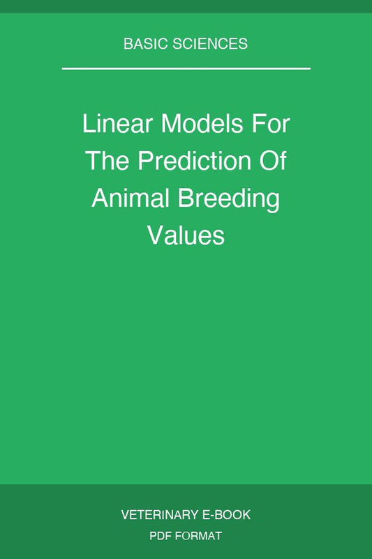 Linear Models For The Prediction Of Animal Breeding Values