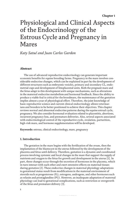 Look Inside sample page 2 - Animal Reproduction In Veterinary Medicine