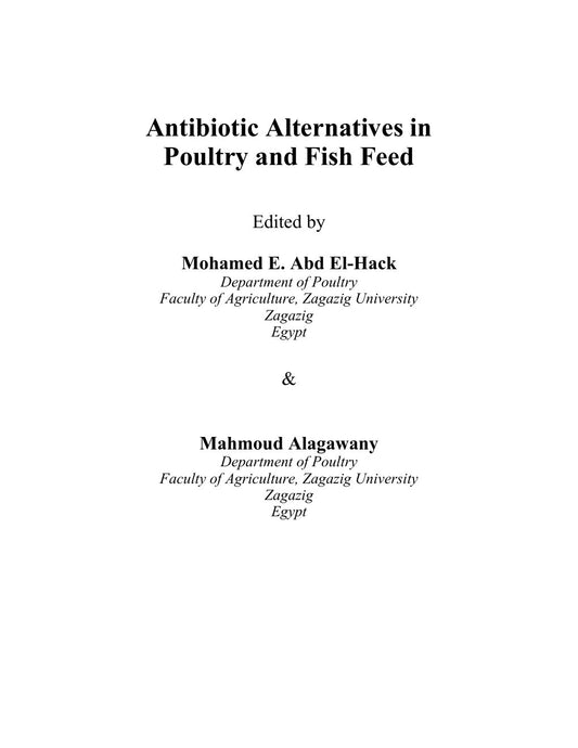 Look Inside sample page 2 - Antibiotic Alternatives In Poultry And Fish Feed