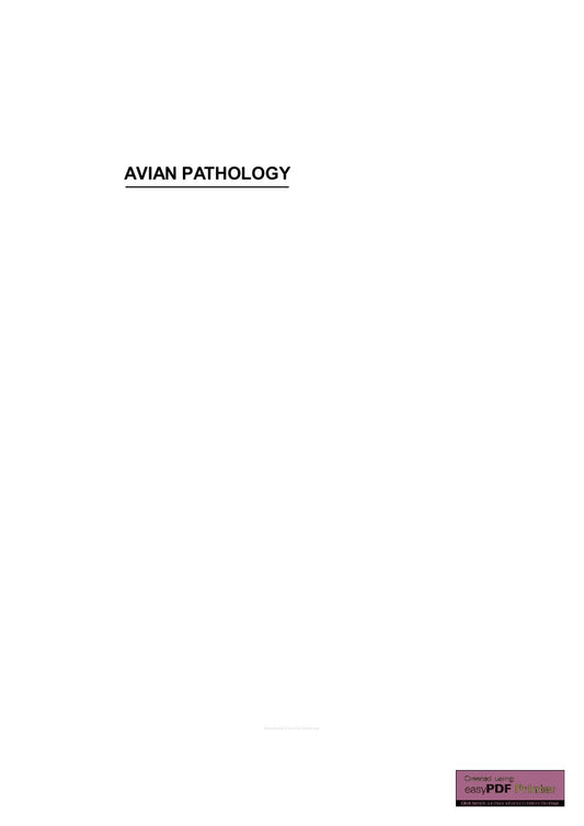 Look Inside sample page 2 - Avian Pathology A Colour Handbook