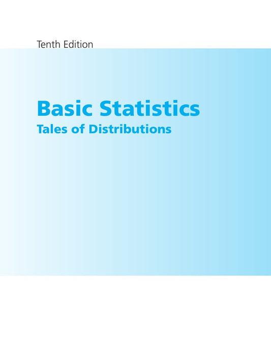 Look Inside page 2 - Basic Statistics Tales Of Distributions 10Th Edition