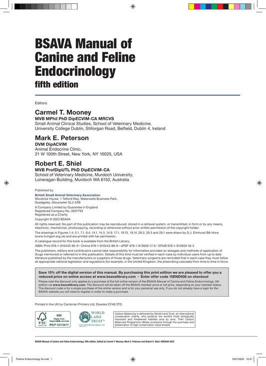 Look Inside sample page 2 - Bsava Manual Of Canine And Feline Endocrinology 5Th Edition