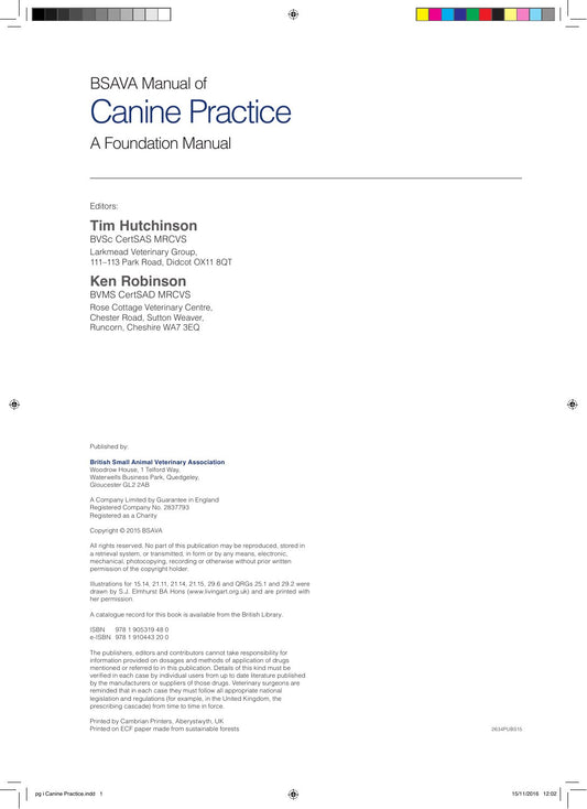 Look Inside sample page 2 - Bsava Manual Of Canine Practice A Foundation Manual