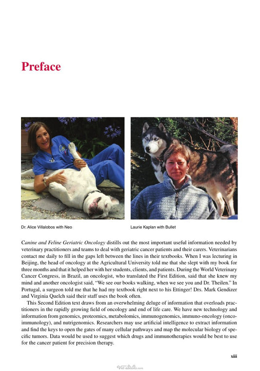 Look Inside page 10 - Canine And Feline Geriatric Oncology Honoring The Human Animal Bond 2nd Edition