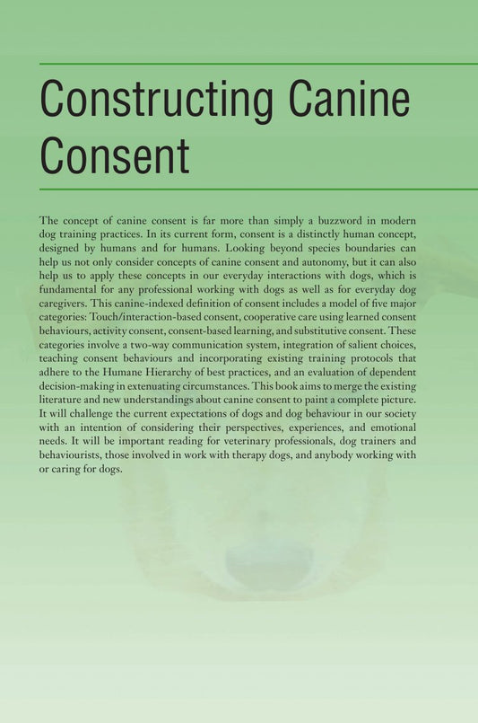 Look Inside page 2 - Constructing Canine Consent