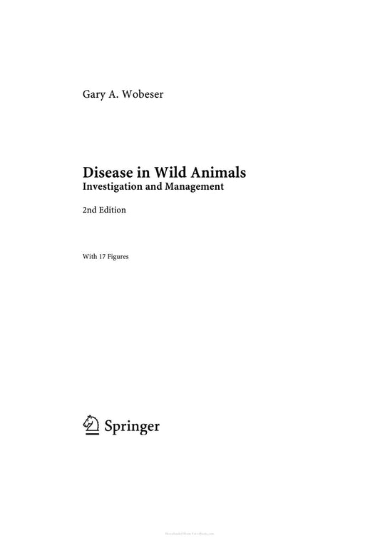 Look Inside sample page 2 - Disease In Wild Animals Investigation And Management 2Nd Edition