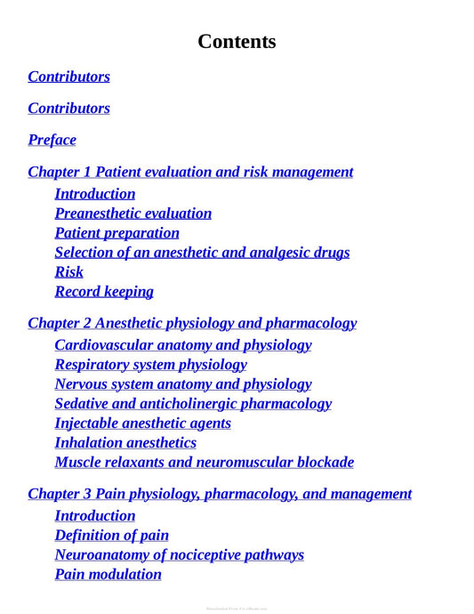 Look Inside sample page 2 - Essentials Of Small Animal Anesthesia And Analgesia 2Nd Edition