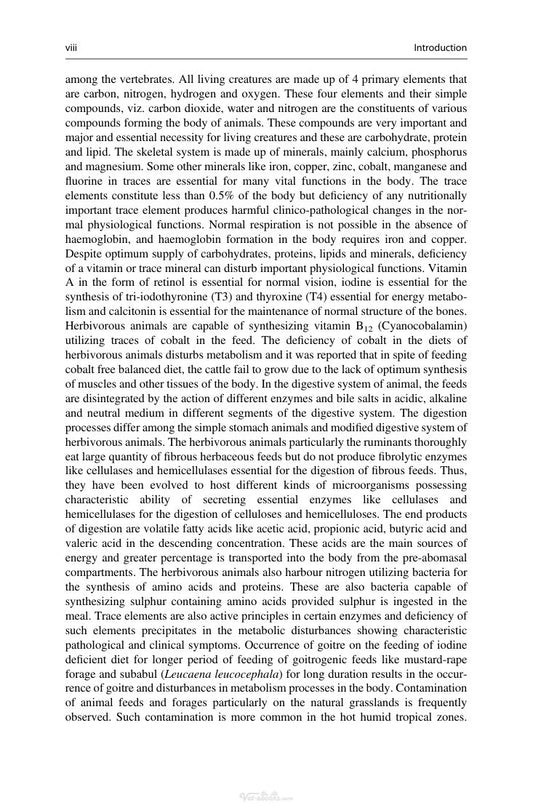 Look Inside page 8 - Fundamentals Of Animal Nutrition