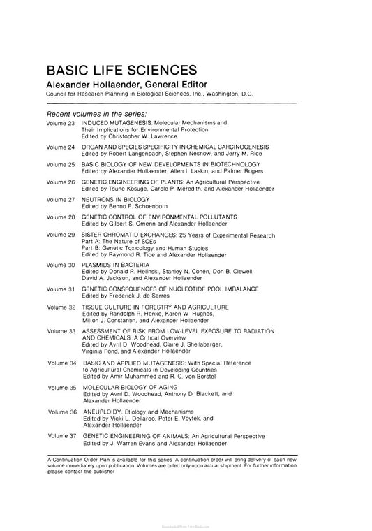 Look Inside sample page 2 - Genetic Engineering Of Animals An Agricultural Perspective