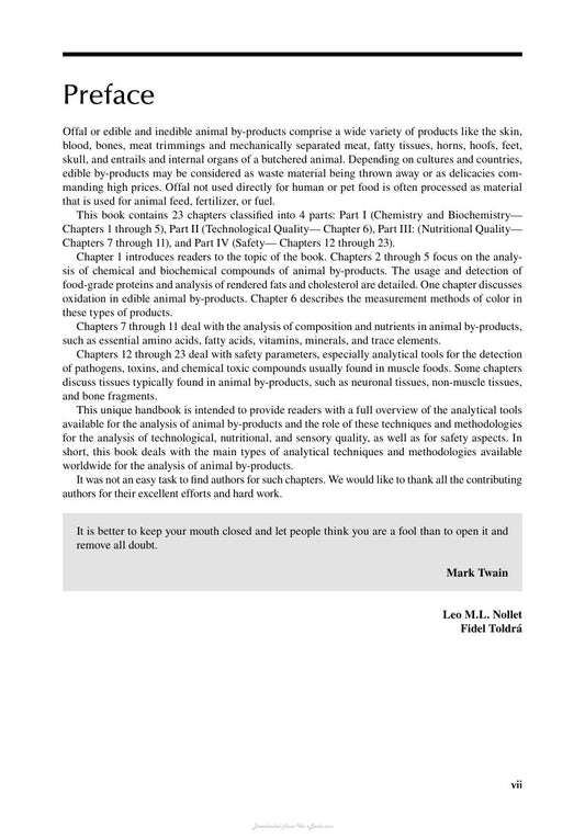 Look Inside page 6 - Handbook Of Analysis Of Edible Animal By Products