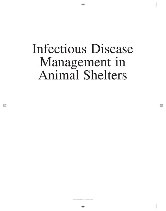 Look Inside sample page 2 - Infectious Disease Management In Animal Shelters