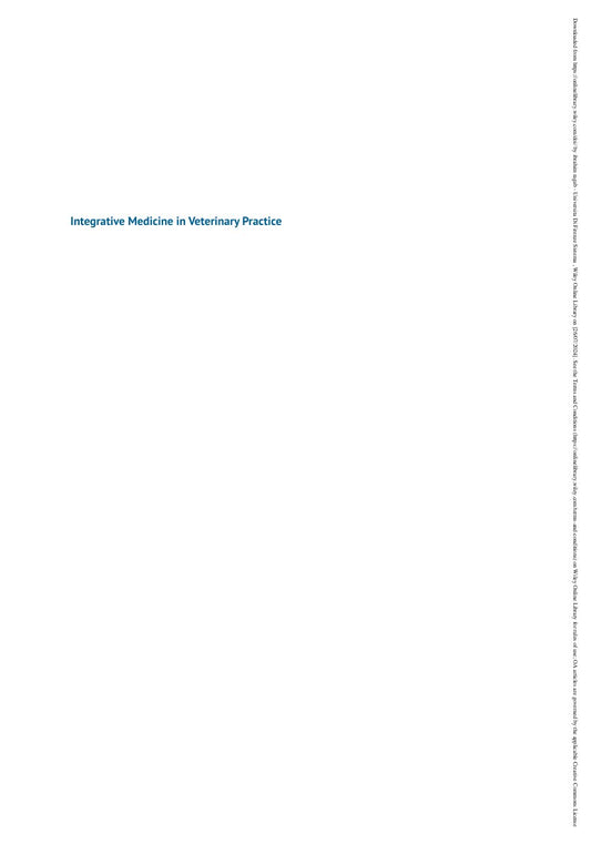 Look Inside sample page 2 - Integrative Medicine In Veterinary Practice