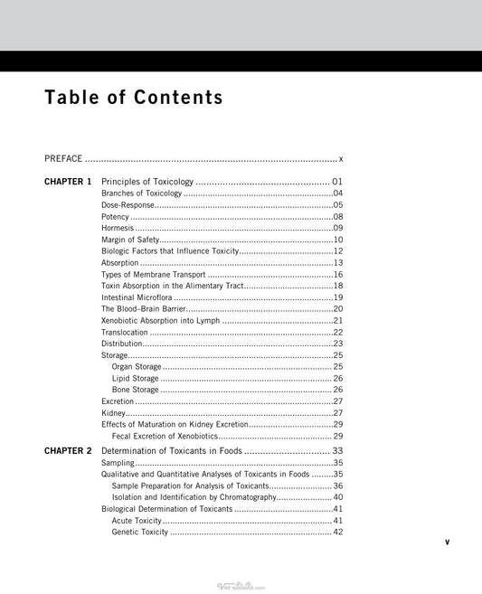 Look Inside page 6 - Introduction To Food Toxicology 2Nd Edition