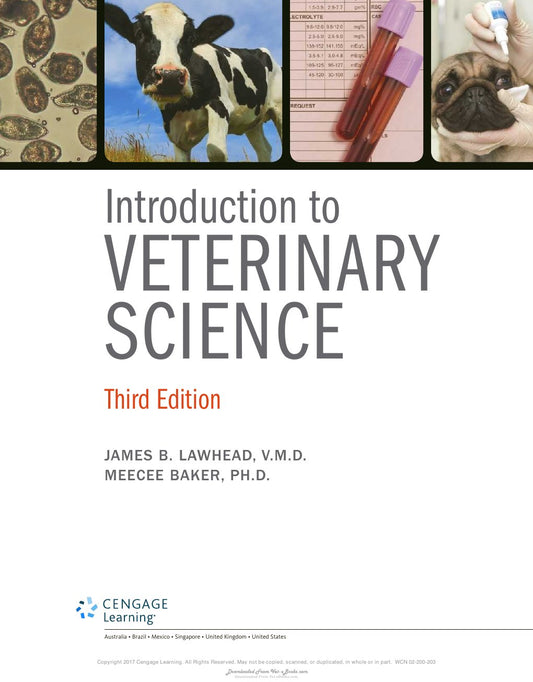 Look Inside page 5 - Introduction To Veterinary Science 3Rd Edition