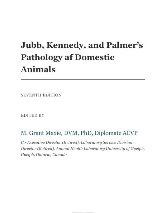 Look Inside sample page 2 - Jubb Kennedy Palmers Pathology Of Domestic Animals 7Th Edition