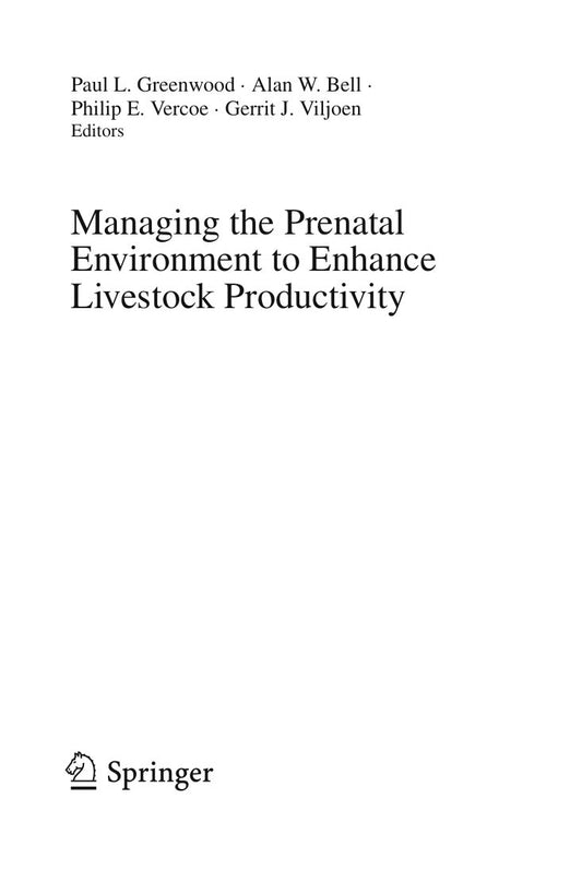 Look Inside sample page 2 - Managing The Prenatal Environment To Enhance Livestock Productivity