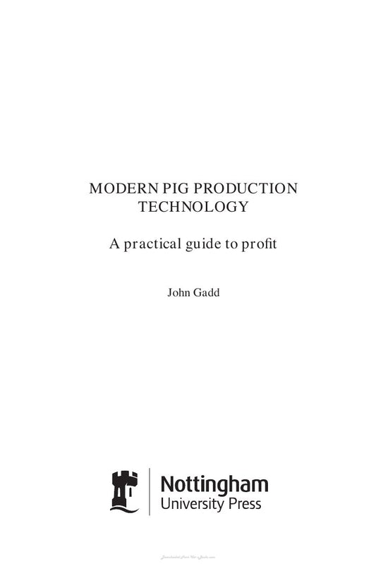 Look Inside sample page 2 - Modern Pig Production Technology A Practical Guide To Profit