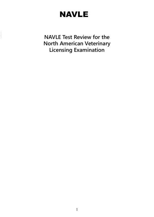 Look Inside sample page 2 - Navle Secrets Study Guide Navle Test Review For The North American Veterinary Licensing Examination