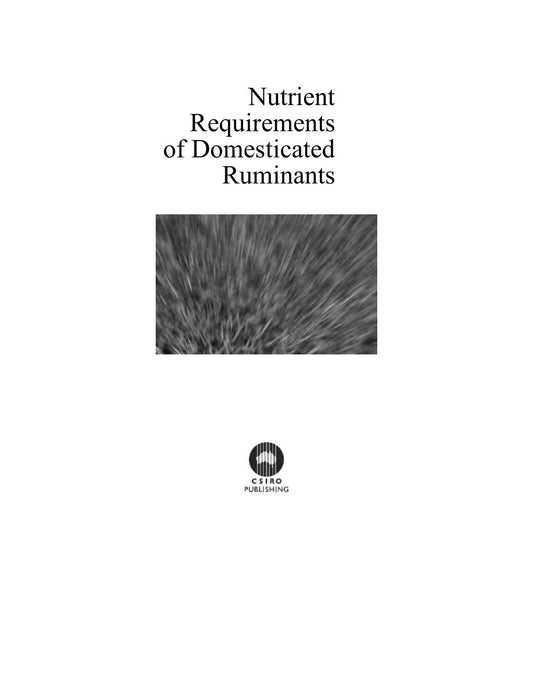 Look Inside sample page 2 - Nutrient Requirements Of Domesticated Ruminants