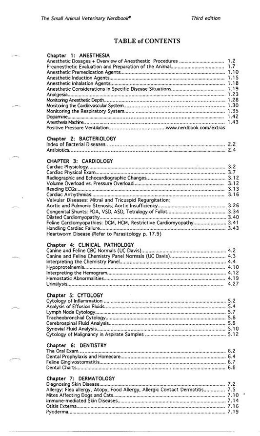 The Small Animal Veterinary Nerdbook