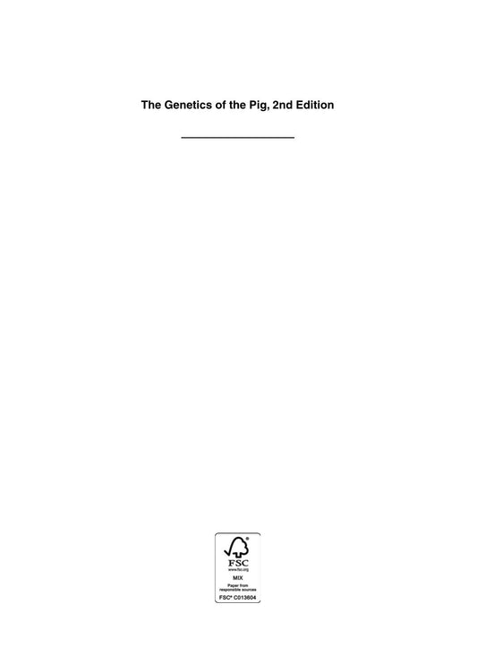 Genetics Of The Pig