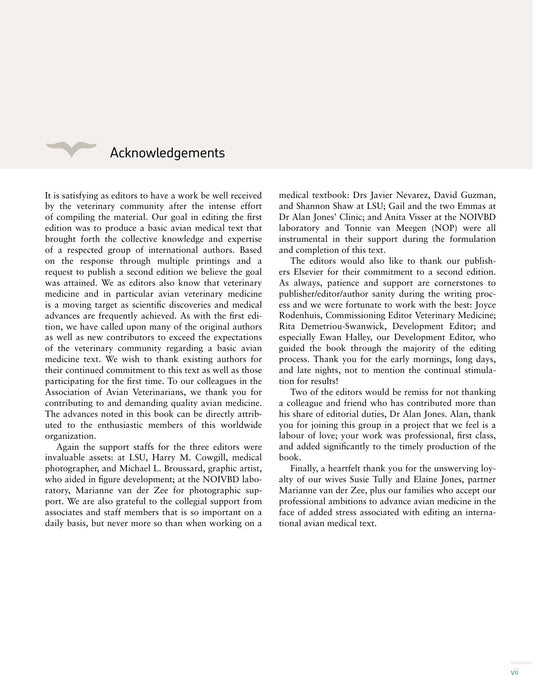 Handbook Of Avian Medicine 2nd Edition