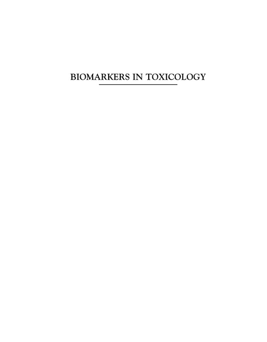 Biomarkers In Toxicology