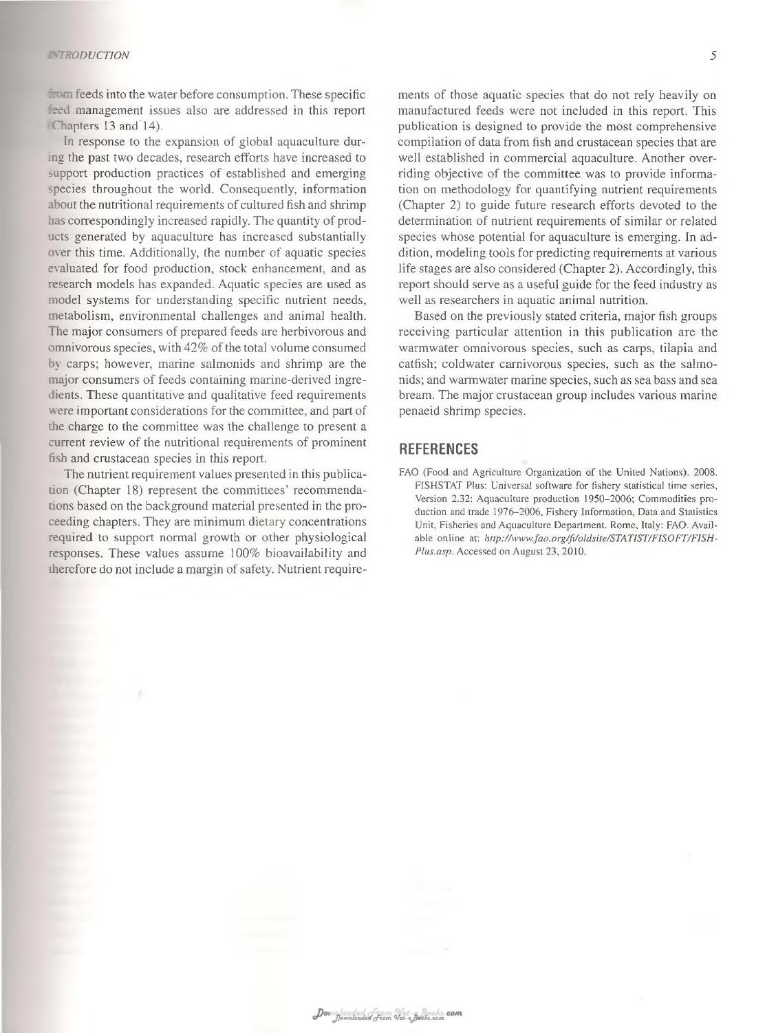 Nutrient Requirements Of Fish And Shrimp