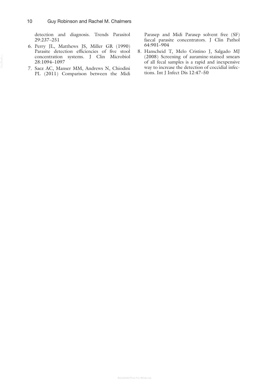Cryptosporidium Methods And Protocols