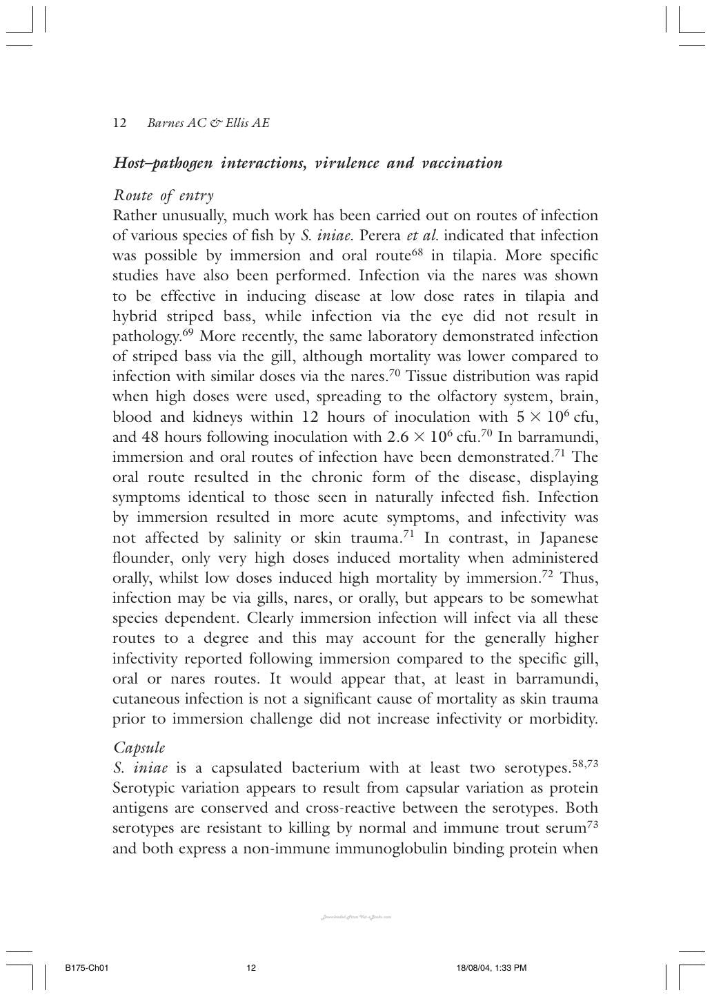 Current Trends In The Study Of Bacterial And Viral Fish And Shrimp Diseases