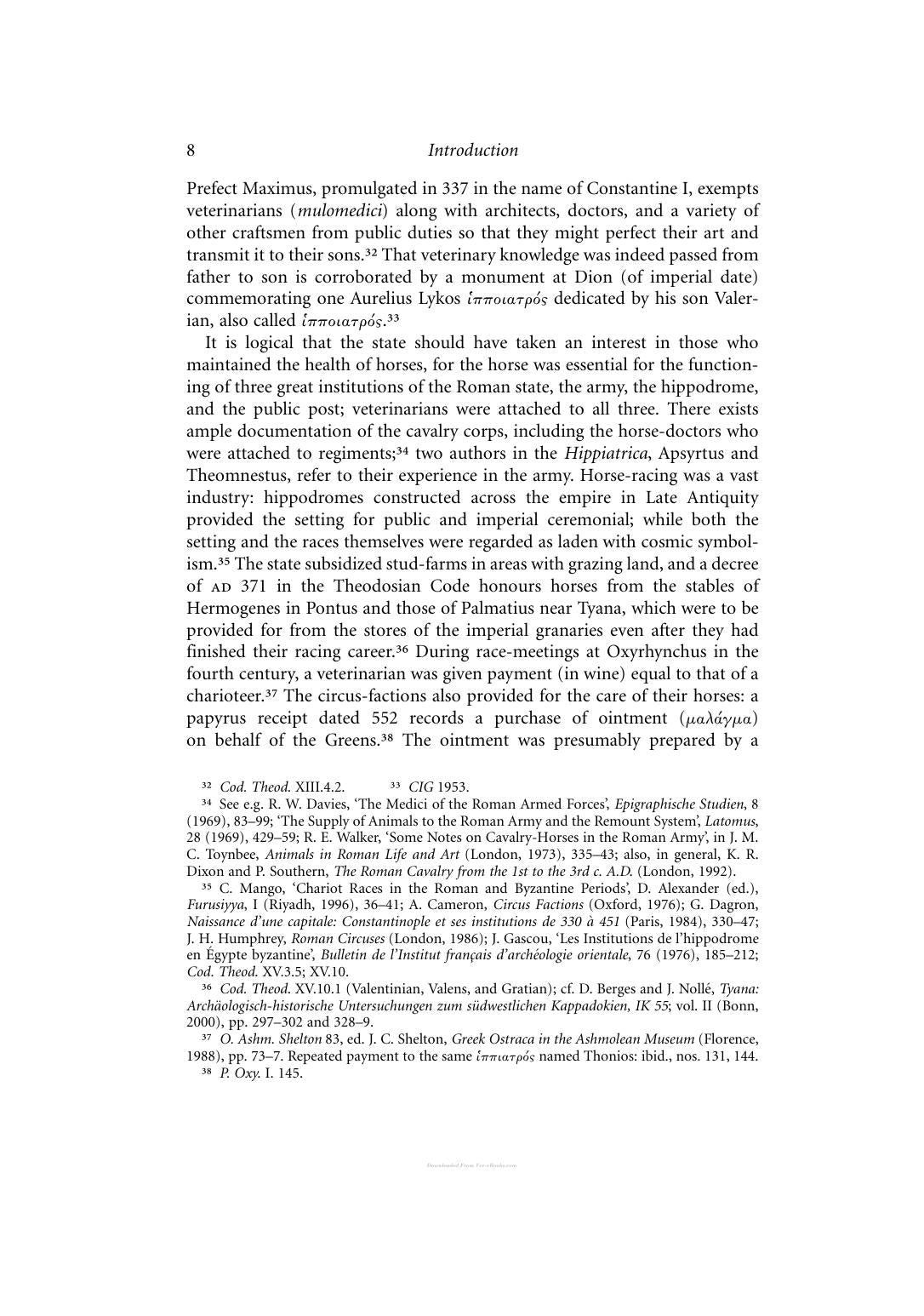 A Byzantine Encyclopaedia Of Horse Medicine