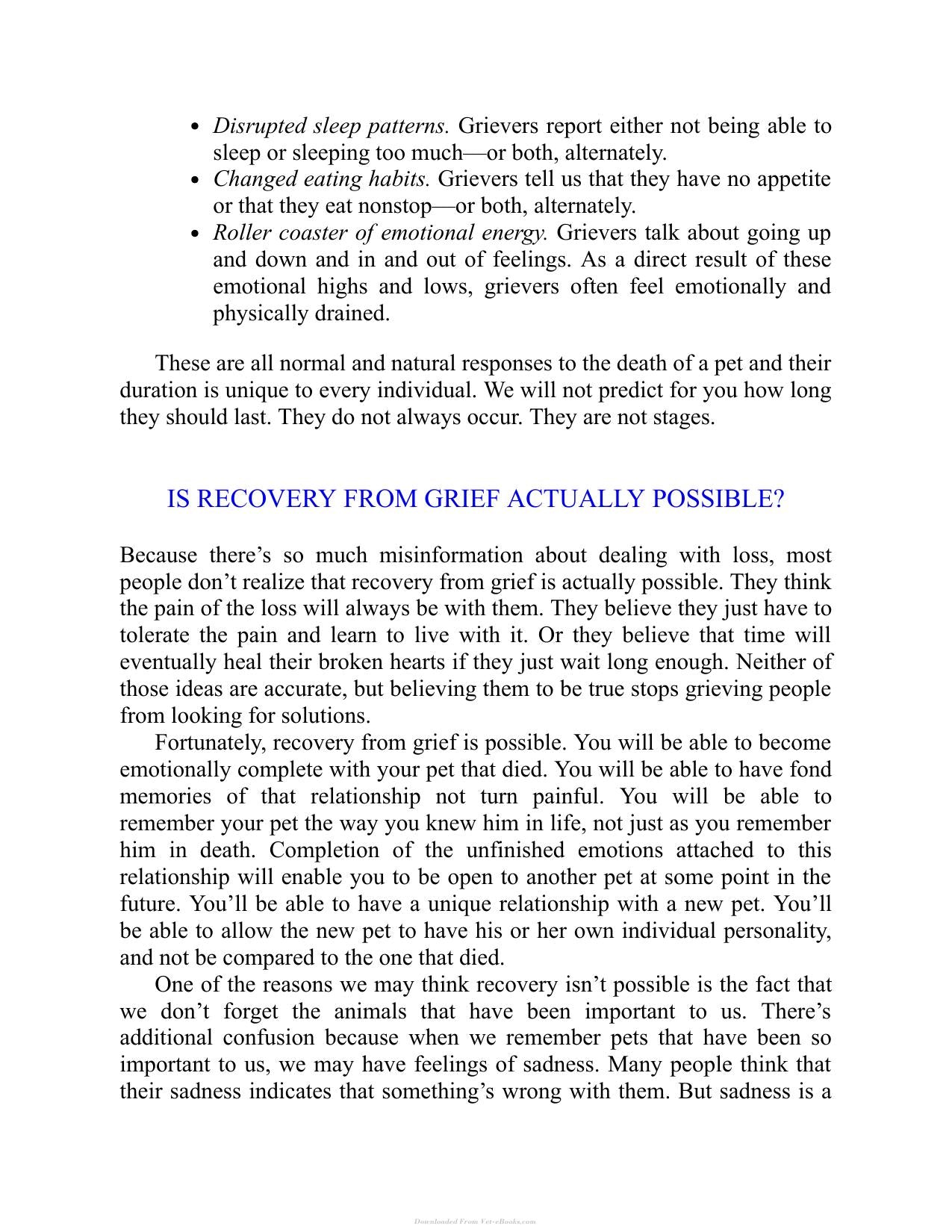 The Grief Recovery Handbook For Pet Loss