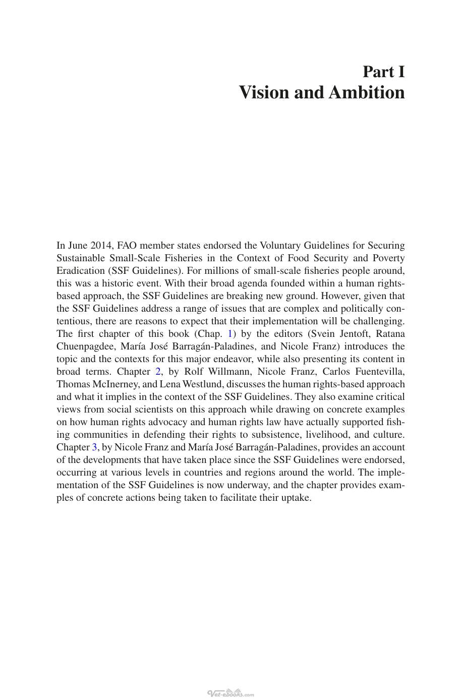 The Small Scale Fisheries Guidelines Global Implementation