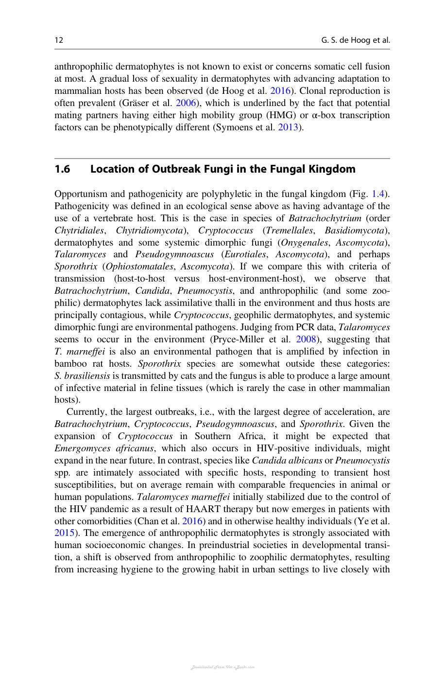 Emerging And Epizootic Fungal Infections In Animals