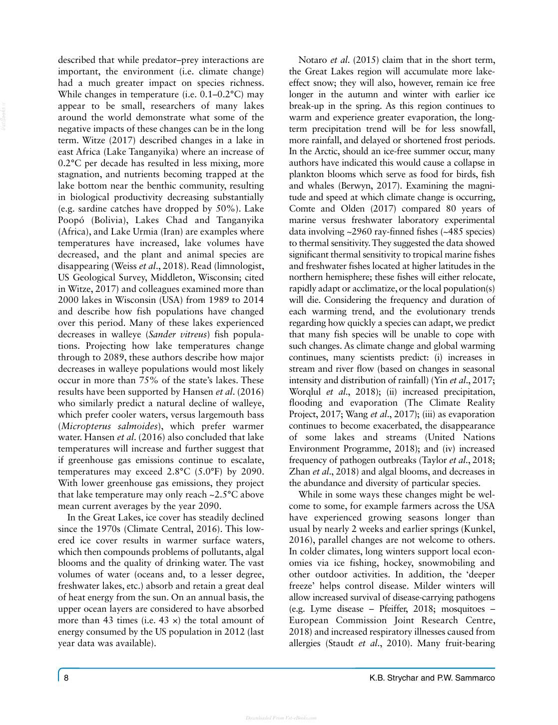 Climate Change And Non Infectious Fish Disorders