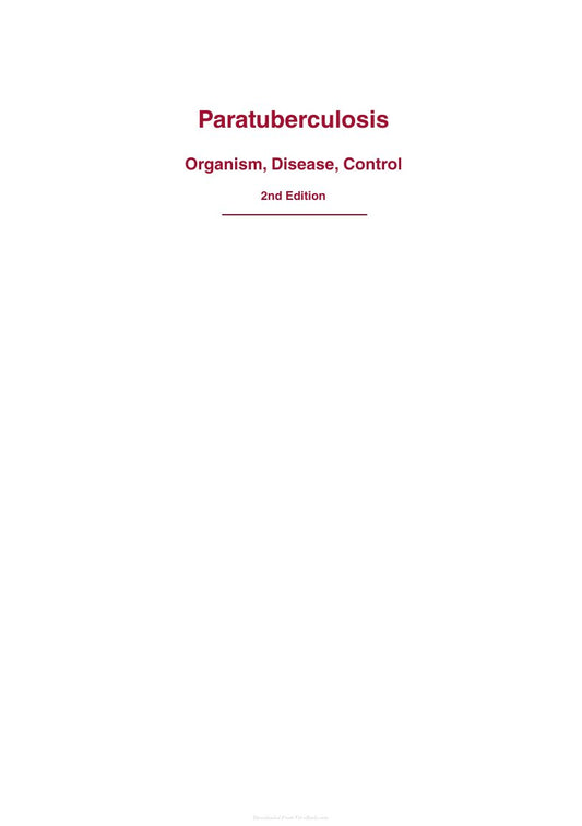 Look Inside sample page 2 - Paratuberculosis Organism Disease Control 2Nd Edition