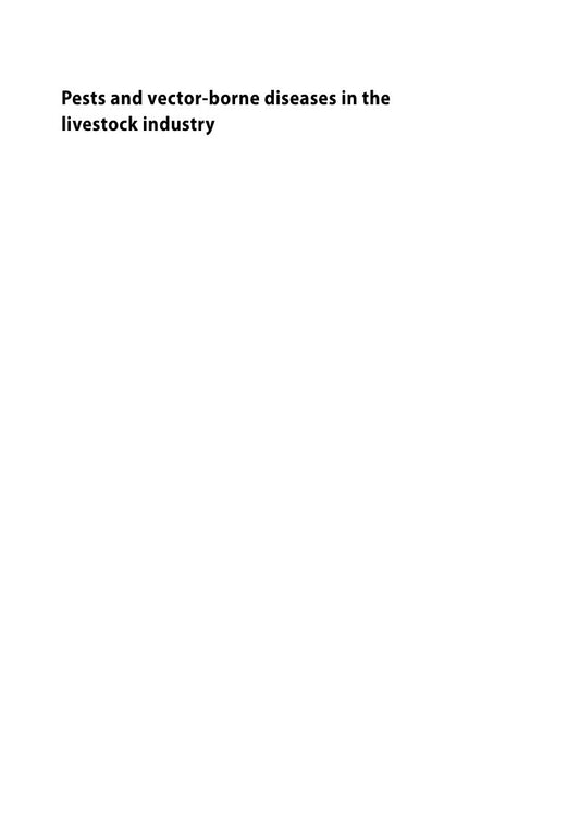 Look Inside sample page 2 - Pests And Vector Borne Diseases In The Livestock Industry