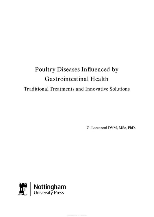 Look Inside sample page 2 - Poultry Diseases Influenced By Gastrointestinal Health Traditional Treatments And Innovative Solutions