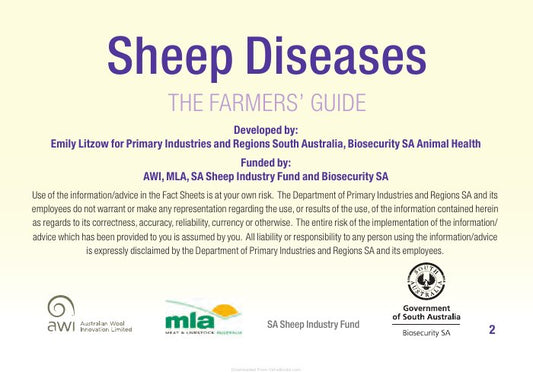 Look Inside page 2 - Sheep Diseases The Farmers Guide