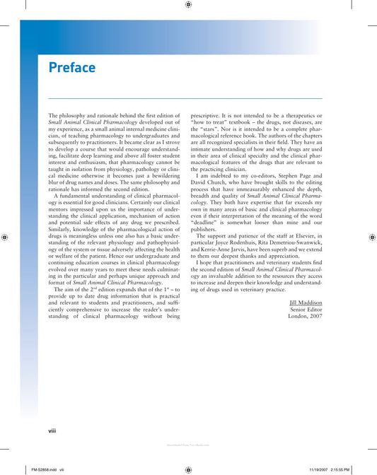Look Inside page 4 - Small Animal Clinical Pharmacology 2Nd Edition
