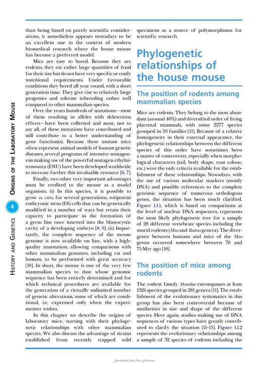 Look Inside page 10 - The Laboratory Mouse 2Nd Edition