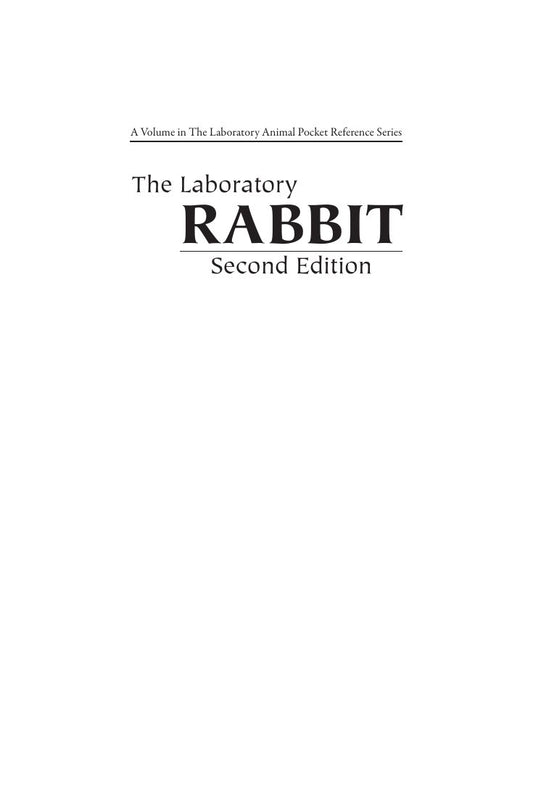 Look Inside sample page - The Laboratory Rabbit 2Nd Edition